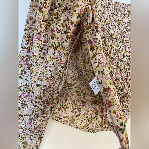 ASTR the Label Floral Ruched Sweetheart Neck Top - Picture 14 of 14